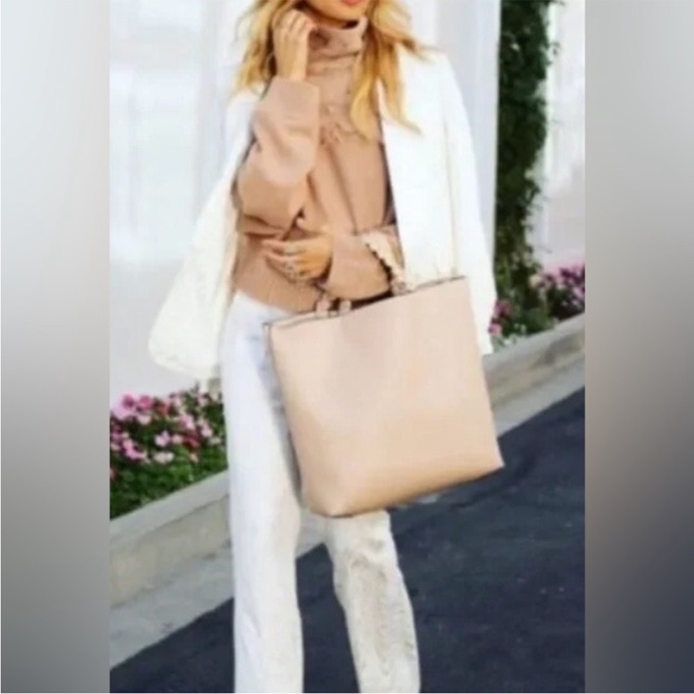 Jules Kae X Rachel Zoe Charlotte Vegan Leather Tote/Crossbody - Picture 5 of 8